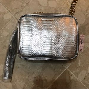 NWT Victoria’s Secret Silver Crossbody